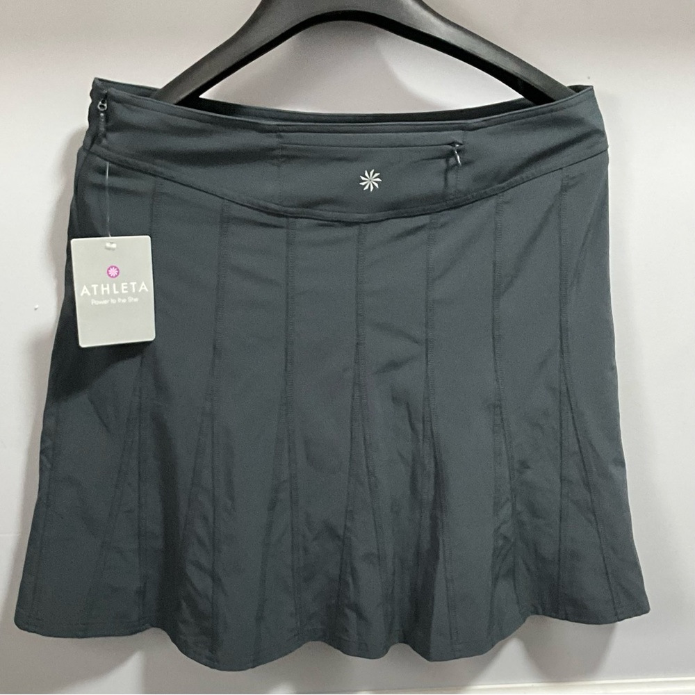 NW-Short skirt "ATLETA" for women gray, stretch little size 10